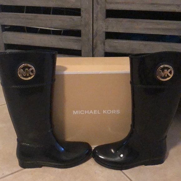 Michael Kors black rain boots - Picture 4 of 8